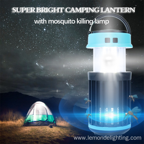 Hanging mosquito zapper LED Camping lantern lamp